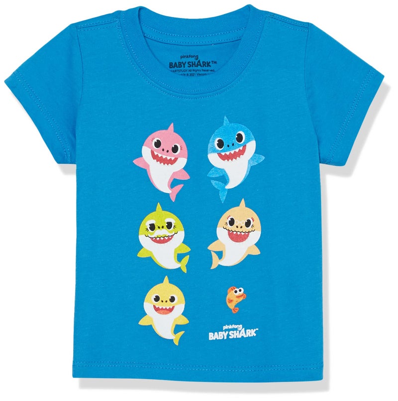 Pinkfong Baby Shark Doo Family Short Sleeve T-Shirt - Image 1